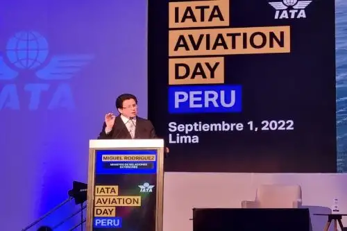 Canciller Miguel Ángel Rodríguez Mackay participó en el Aviation Day Peru.