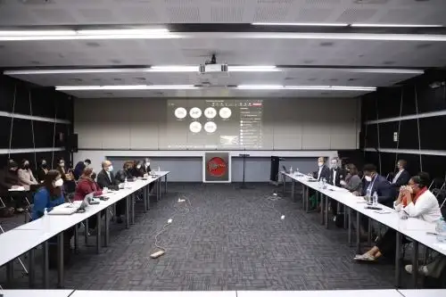 Funcionarios del MIncetur se reunieron con un grupo de asesores del Congreso de los Estados Unidos. Foto: Cortesía.
