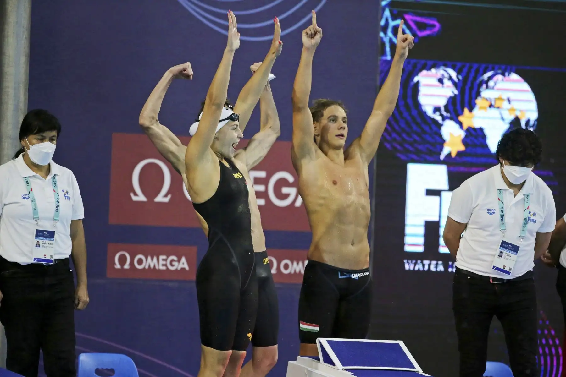 Nadadores dieron lo mejor para lograr meterse a las semifinales en el Campeonato Mundial Júnior de Natación Lima 2022. Foto: Legado