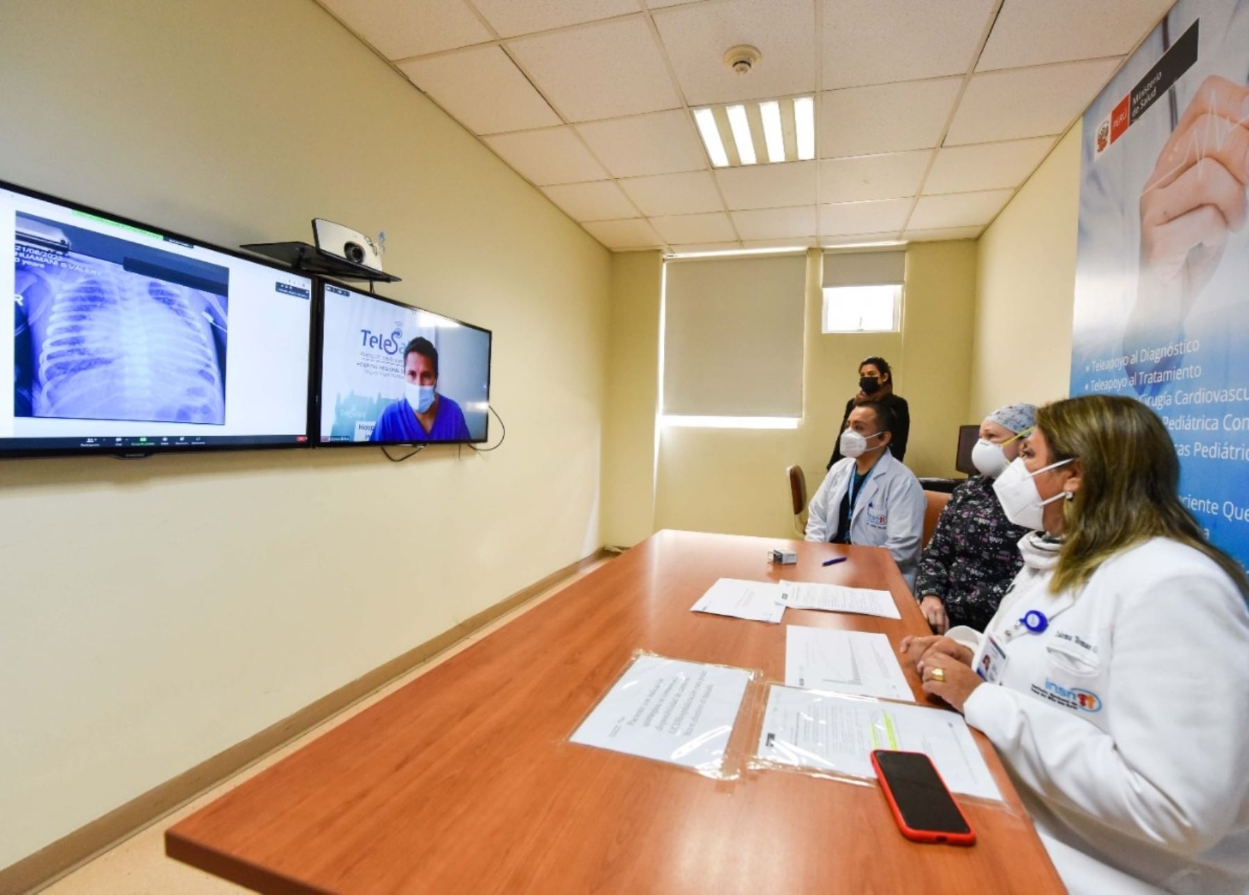 El Instituto de Salud del Niño de San Borja atendió 5,500 teleconsultas de pacientes de diversas regiones. La meta alcanzada se logró desde su puesta en servicio el 2015. ANDINA/Difusión