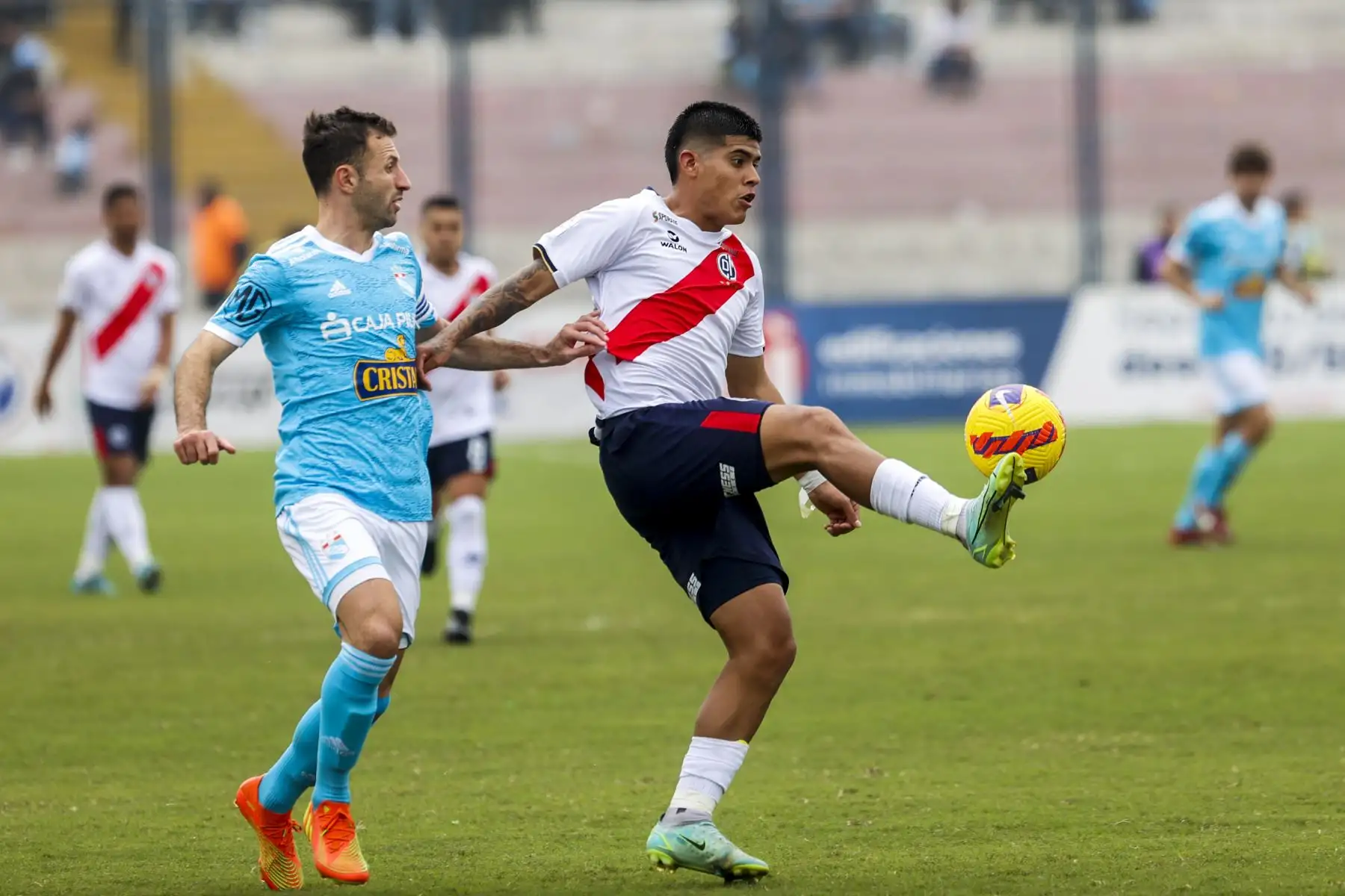 Sporting Cristal vence 3 a 0 a Deportivo Municipal en el estadio Elias Moreno de Villa El Salvador, en partido por la jornada 10 del Torneo Clausura. Foto: ANDINA/Carla Patiño
