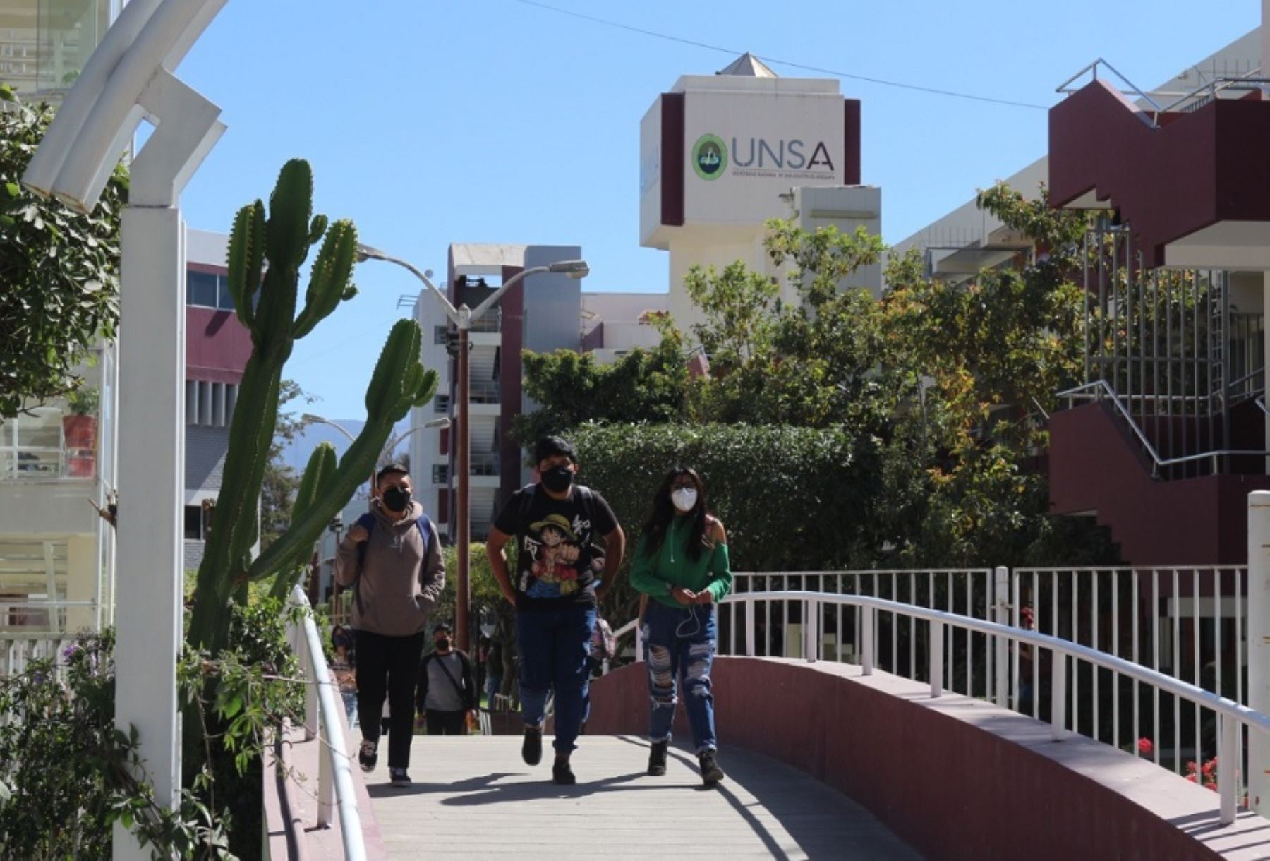 Campus de la Universidad Nacional de San Agustín (UNSA) de Arequipa.