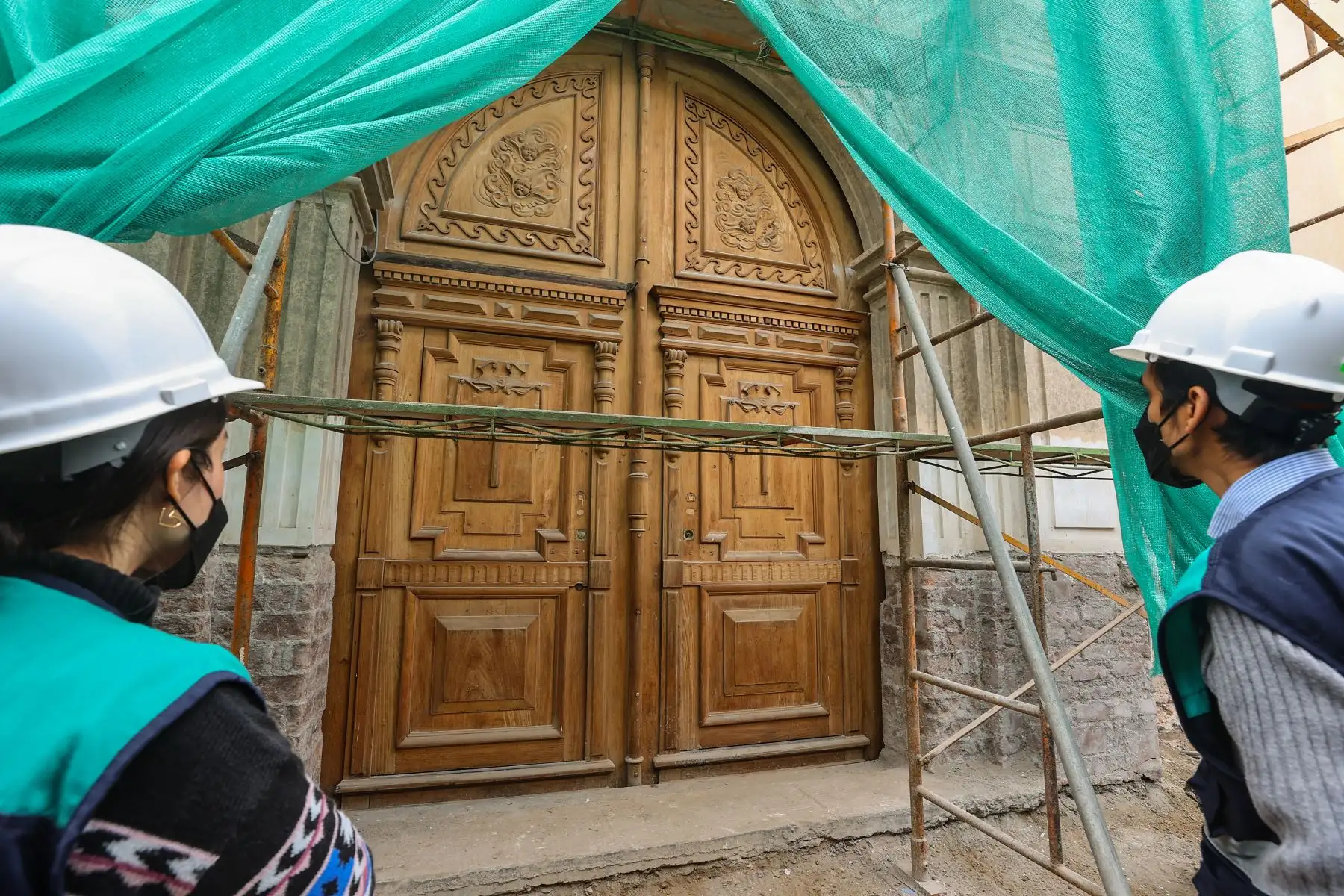 Desde inicios de este año, el equipo de especialistas del Programa Municipal para la Recuperación del Centro Histórico de Lima (Prolima) trabaja en la recuperación de la iglesia de las Descalzas de San José. 
Foto: ANDINA/Andrés Valle