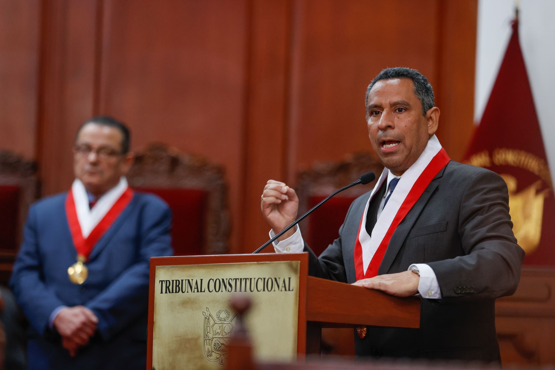 Presidente del TC, Francisco Morales. ANDINA/Carla Patiño Ramírez