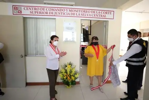 Mejora de justicia: PJ inauguró centro de comando y monitoreo en La Merced-Junín