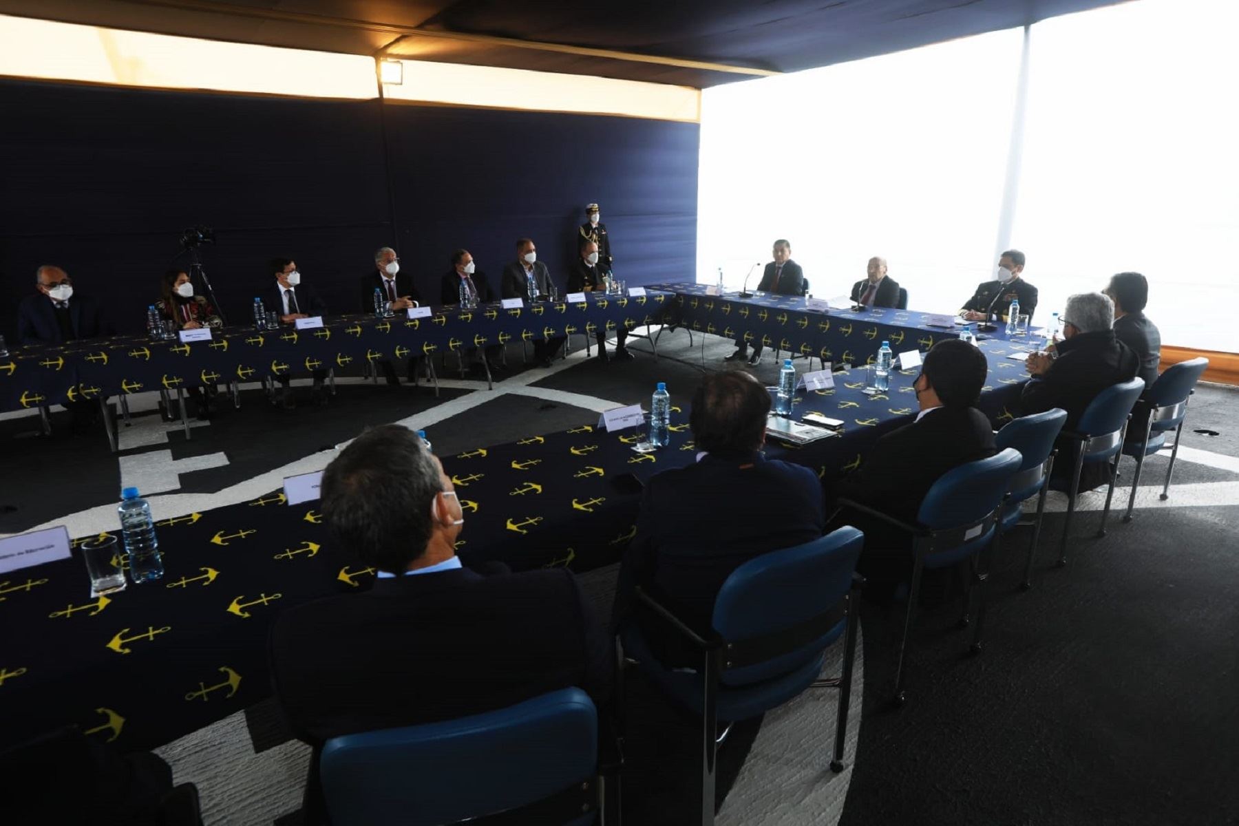 Hoy se instaló la mesa ejecutiva para el desarrollo de la industria naval en el Perú. Cortesía Ministerio de Defensa
