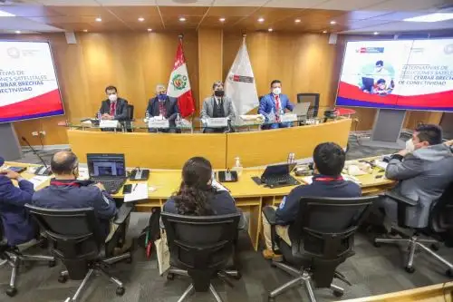 Simposio "Alternativas de soluciones satelitales para cerrar brechas de conectividad". Foto: cortesía.