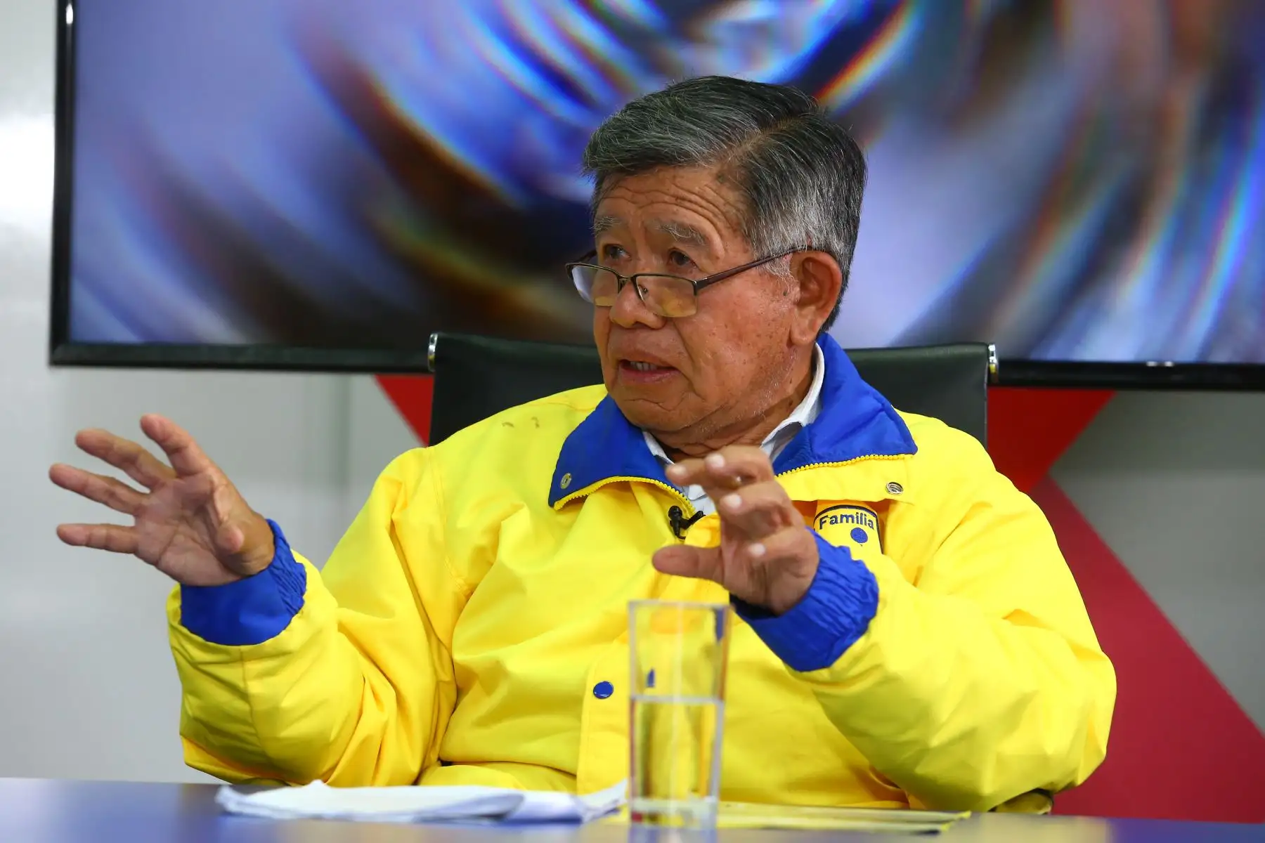 Entrevista a Nelson Chui, candidato al Gobierno Regional de Lima por Concertación para el Desarrollo Regional de Lima, transmitido por Andina Canal Online.
Foto: ANDINA/Eddy Ramos