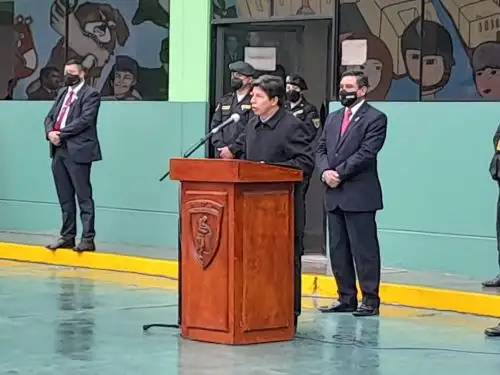 Presidente Pedro Castillo realizó inspección a las instalaciones de la División de Operaciones Especiales Escuadrón Verde.