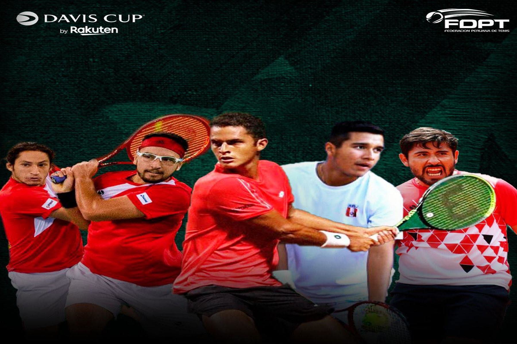 Perú en Copa Davis ante Chile Foto: Difusión