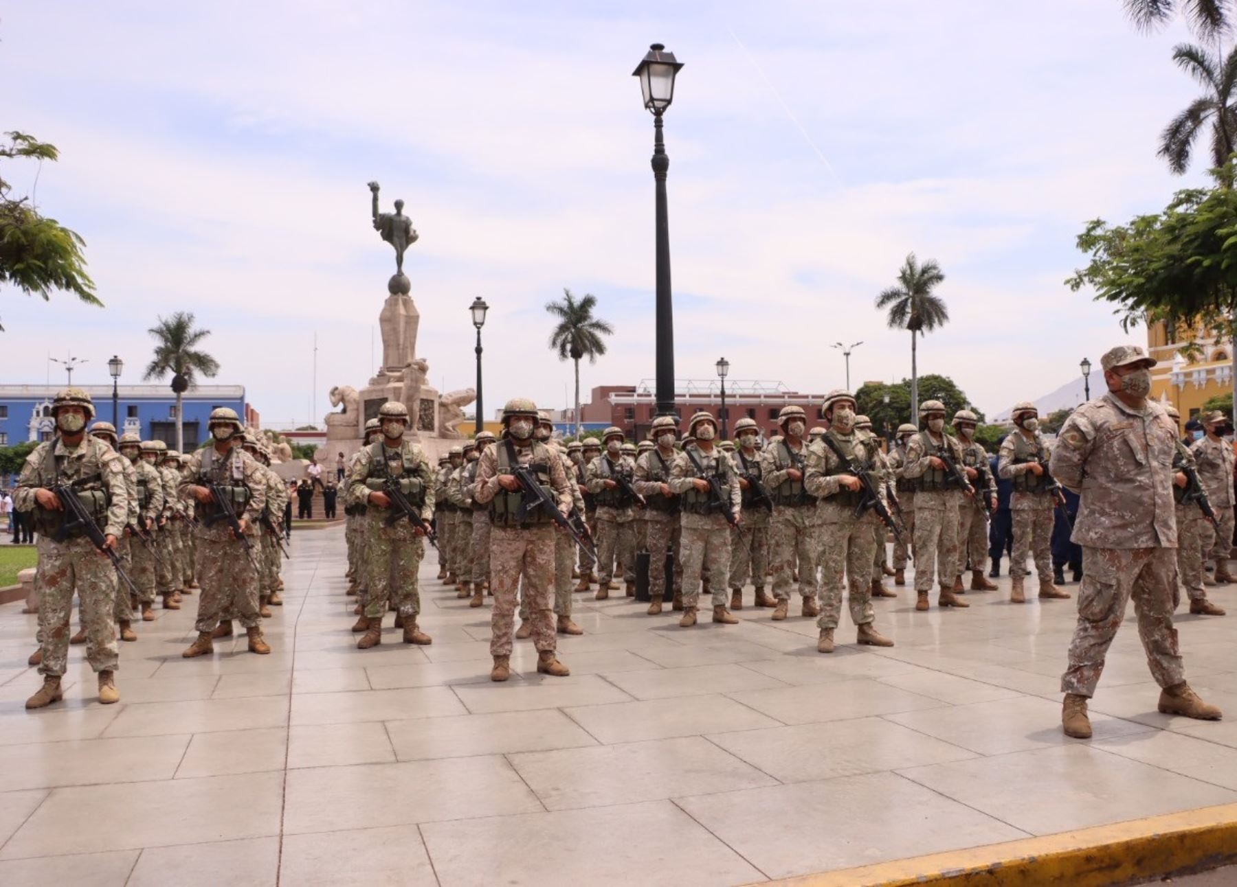 Un centenar de agentes de la Dinoes de la Policía Nacional reforzarán la seguridad en la región La Libertad.