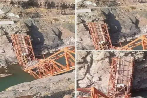 El colapso del puente Kutinachaca afecta a 15 comunidades del distrito de Oronccoy, cuya población lo usaba como única vía de acceso a sus viviendas.