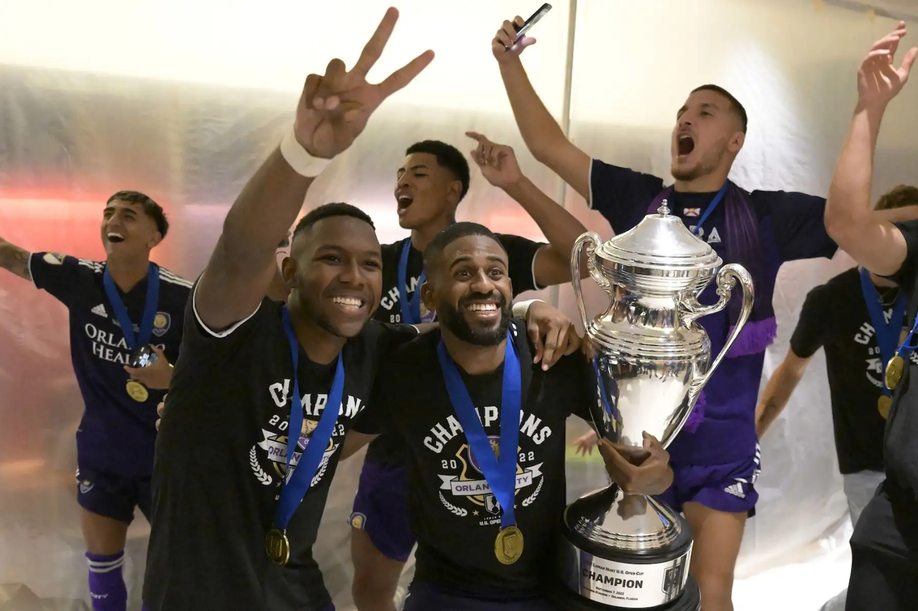 Wilder Cartagena también participó en triunfo en la gran final del US Open Cup. Foto: Twitter US Open Cup
