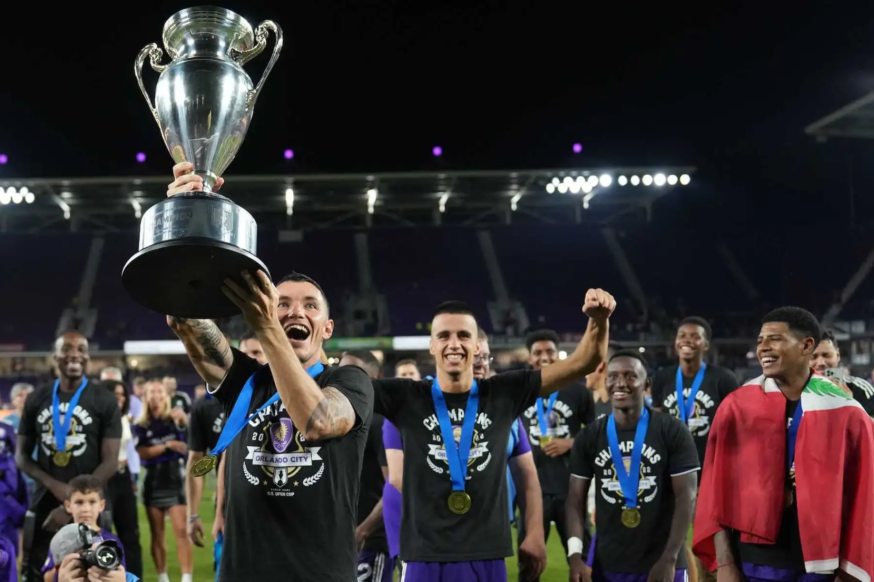 Wilder Cartagena también participó en triunfo en la gran final del US Open Cup. Foto: Twitter US Open Cup