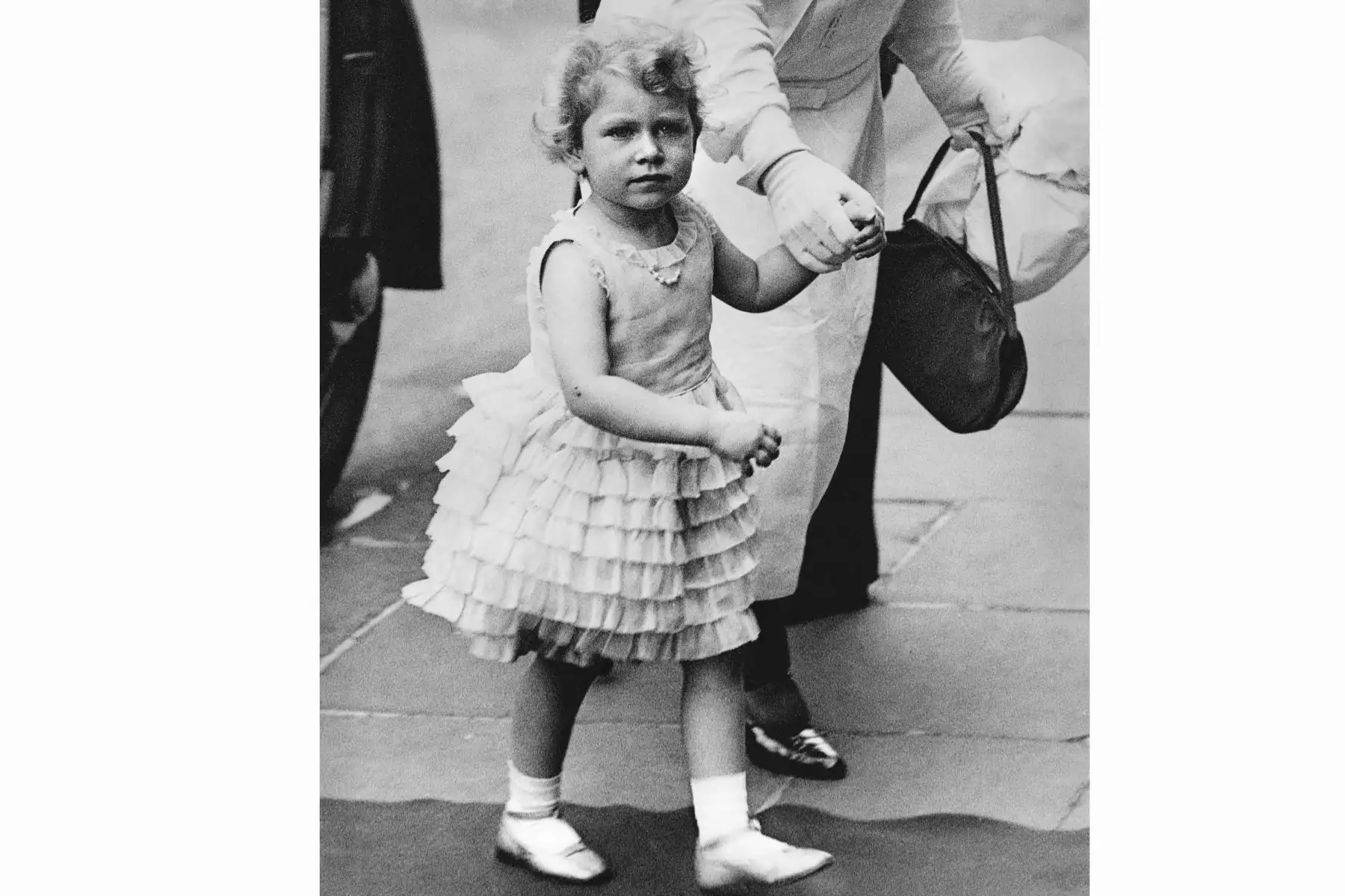 Fotografía tomada en 1929 en Londres que muestra a la princesa Isabel, la futura reina Isabel II, a la edad de tres años. Foto: AFP