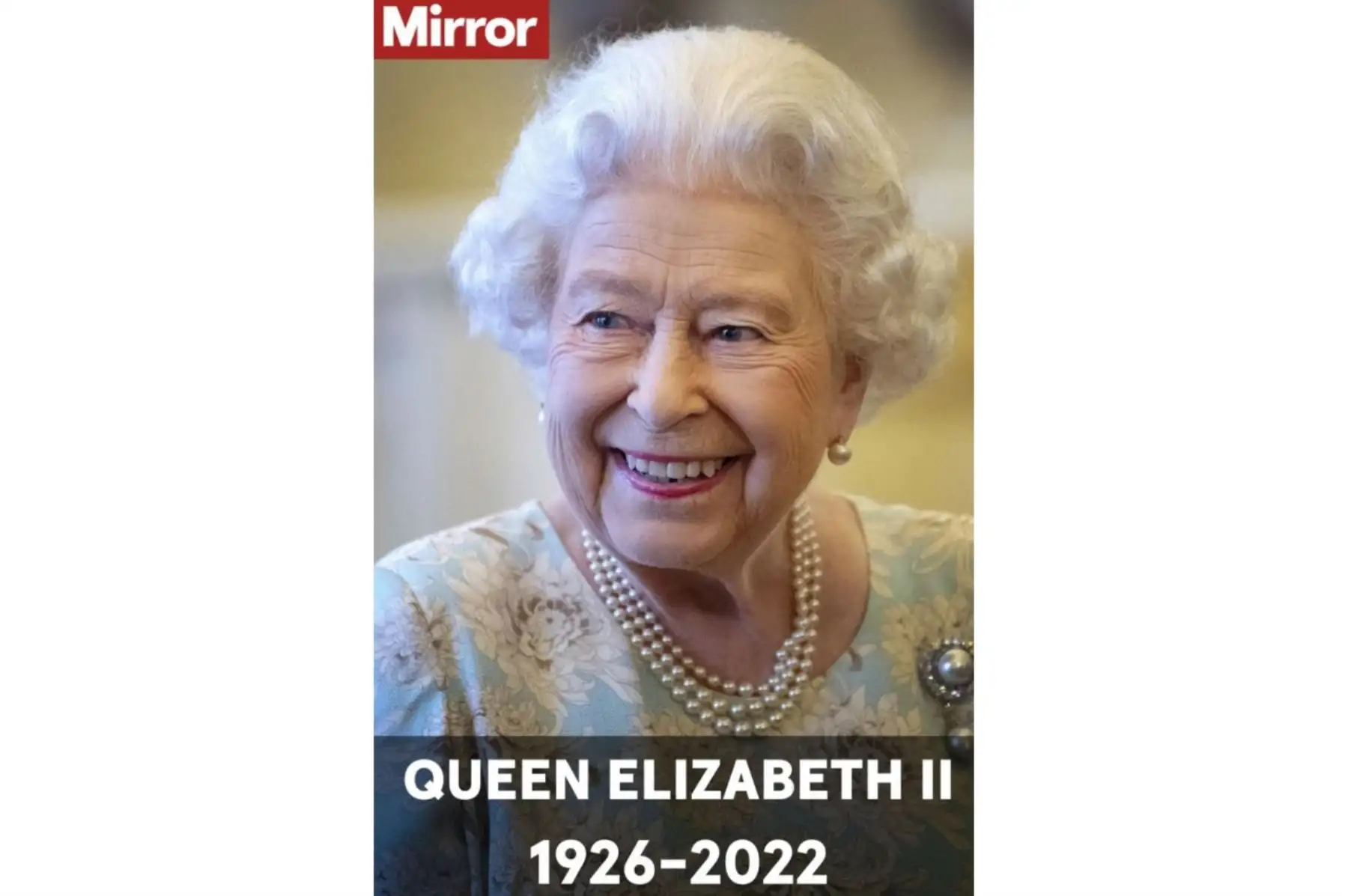 Falleció la reina Isabel II a los 96 años. The Mirror