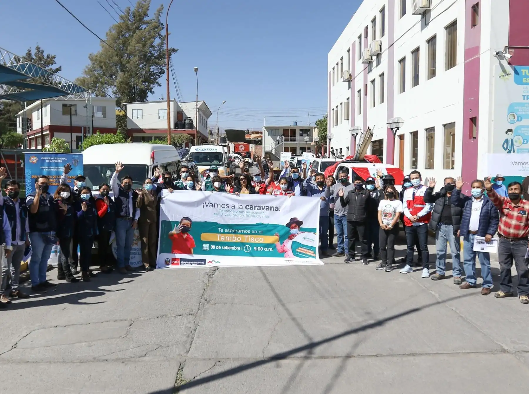 Caravana Multisectorial del Midis beneficia a cerca de 700 pobladores de dos comunidades altoandinas de la provincia de Caylloma, región Arequipa.  ANDINA/Difusión