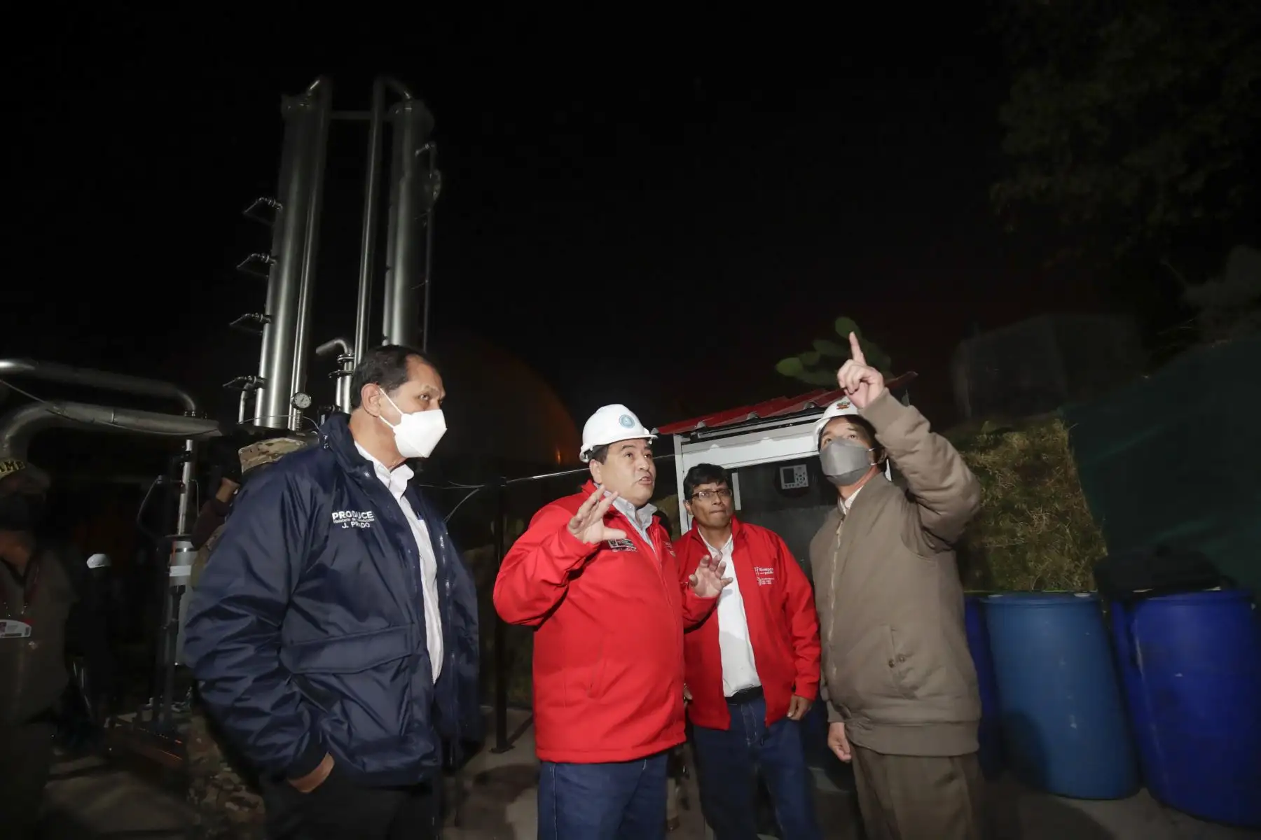 Presidente Pedro Castillo inspecciona planta de tratamiento de residuos sólidos en Cusco. Foto: ANDINA/Prensa Presidencia