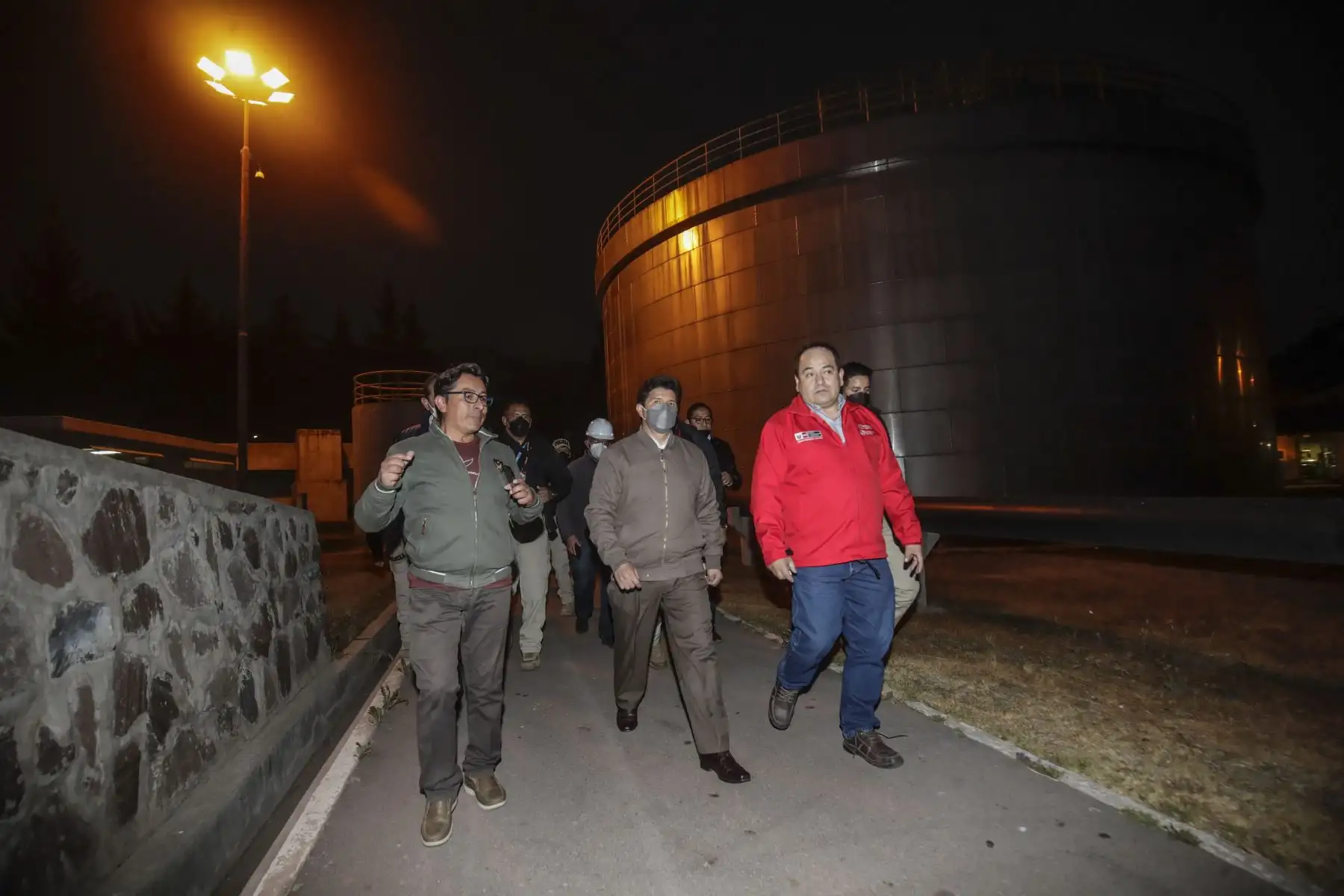 Presidente Pedro Castillo inspecciona planta de tratamiento de residuos sólidos en Cusco. Foto: ANDINA/Prensa Presidencia