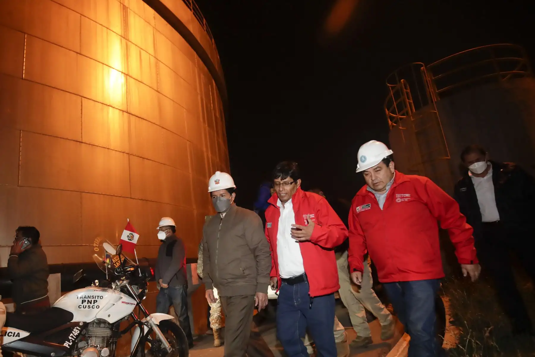 Presidente Pedro Castillo inspecciona planta de tratamiento de residuos sólidos en Cusco. Foto: ANDINA/Prensa Presidencia