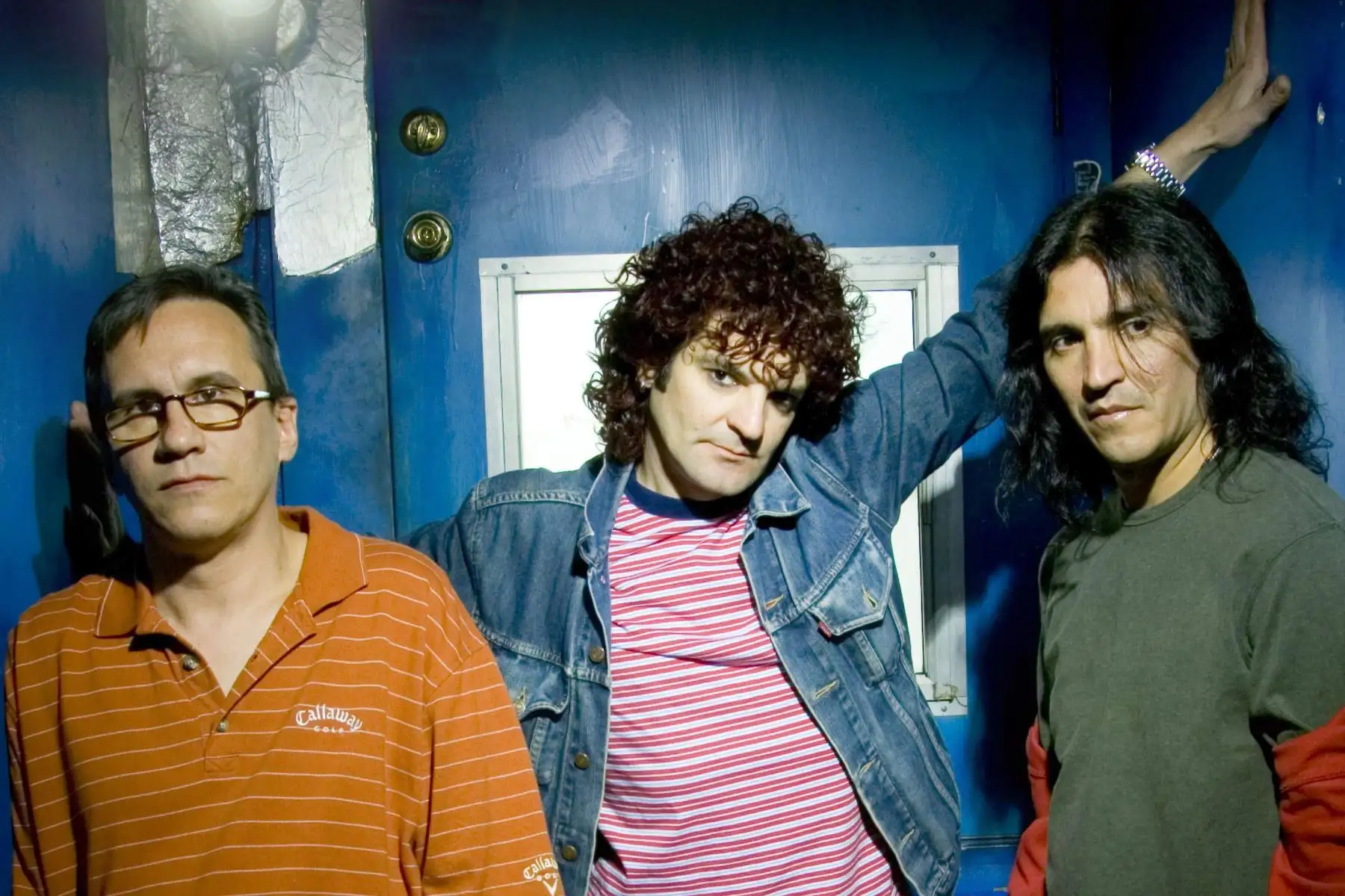 Trío argentino "Enanitos Verdes". Marciano Cantero, Felipe Staiti y Daniel Piccolo. Foto: Difusión