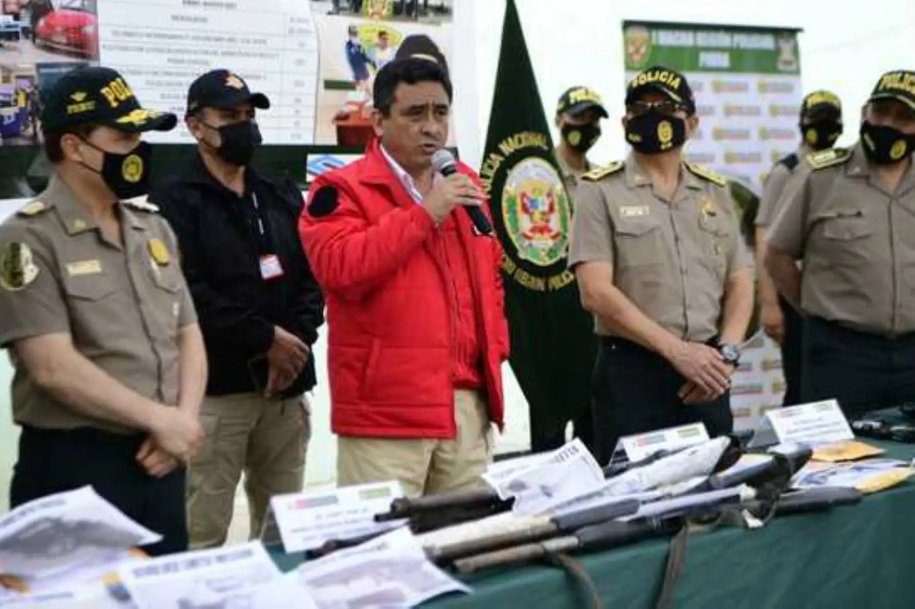 El ministro del Interior, Willy Huerta, destacó la labor coordinada y estrategias para golpear duramente a la delincuencia en el país. Foto: Mininter