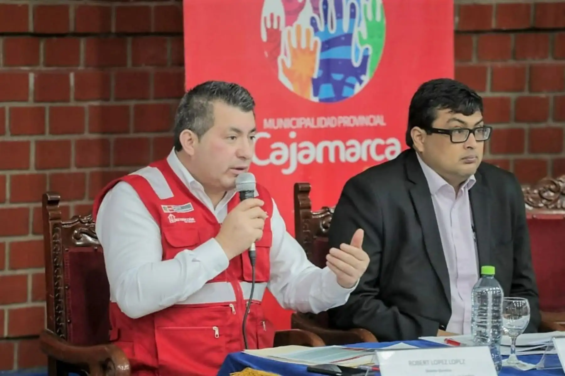 Titular de la ARCC, Robert Lopez, participó en sesión descentralizada en Cajamarca. Foto: ARCC/Difusión.