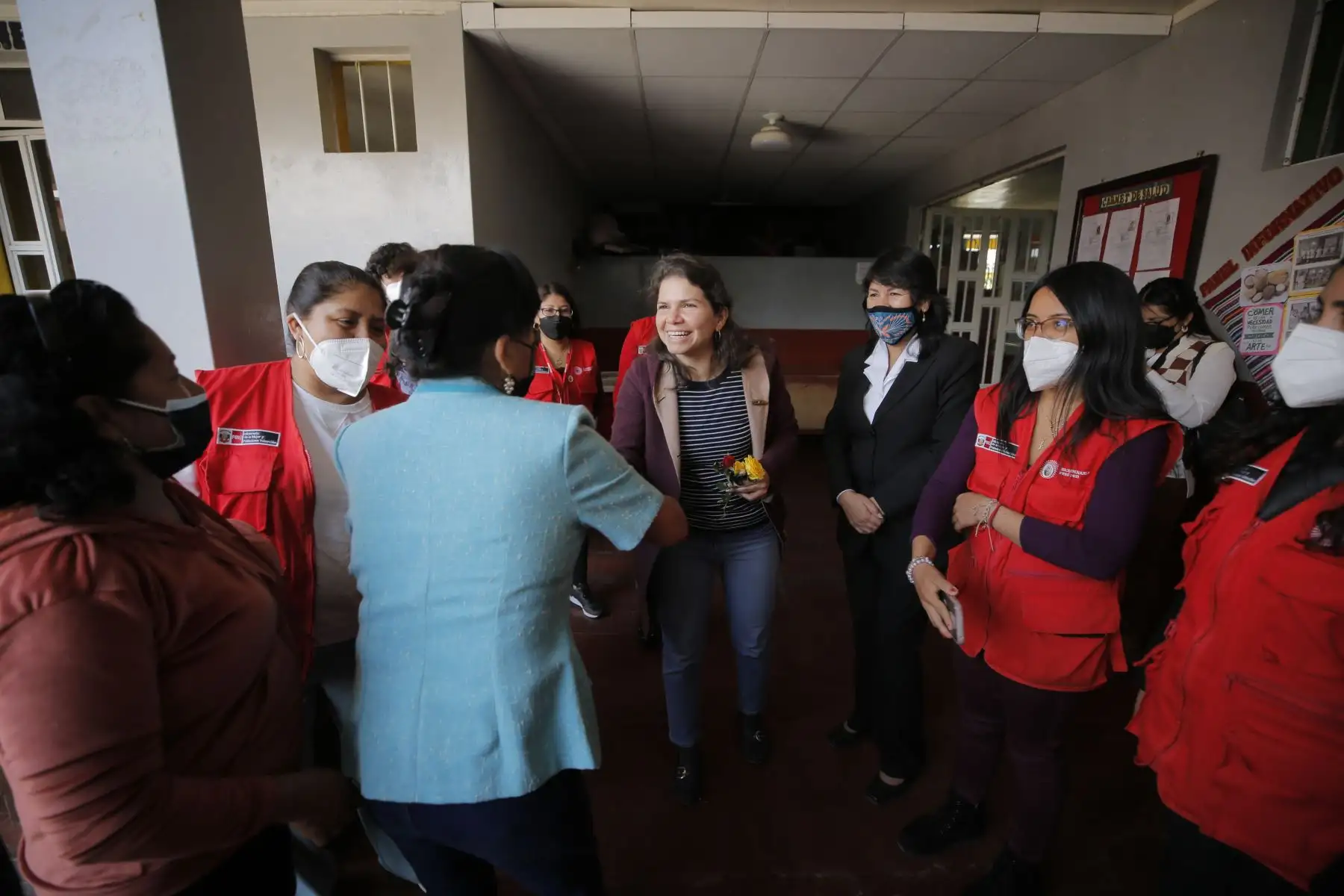 Ministra de la Mujer y Poblaciones Vulnerables, Claudia Dávila Moscoso, visitó el Hogar URPI, Centro de Acogida Residencial en Ayacucho Huamanga. Foto: MIMP