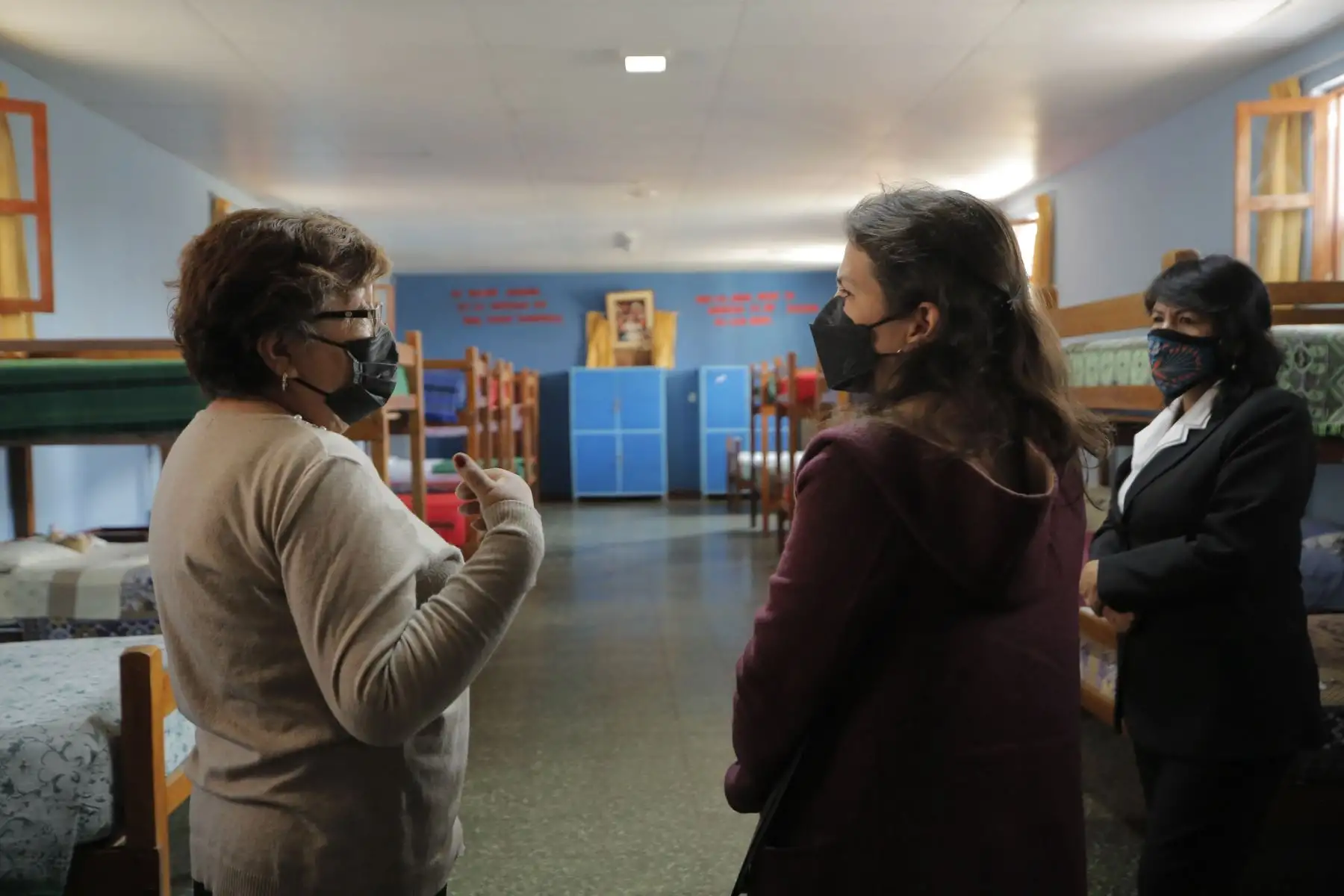 Ministra de la Mujer y Poblaciones Vulnerables, Claudia Dávila Moscoso, visitó el Hogar URPI, Centro de Acogida Residencial en Ayacucho Huamanga. Foto: MIMP