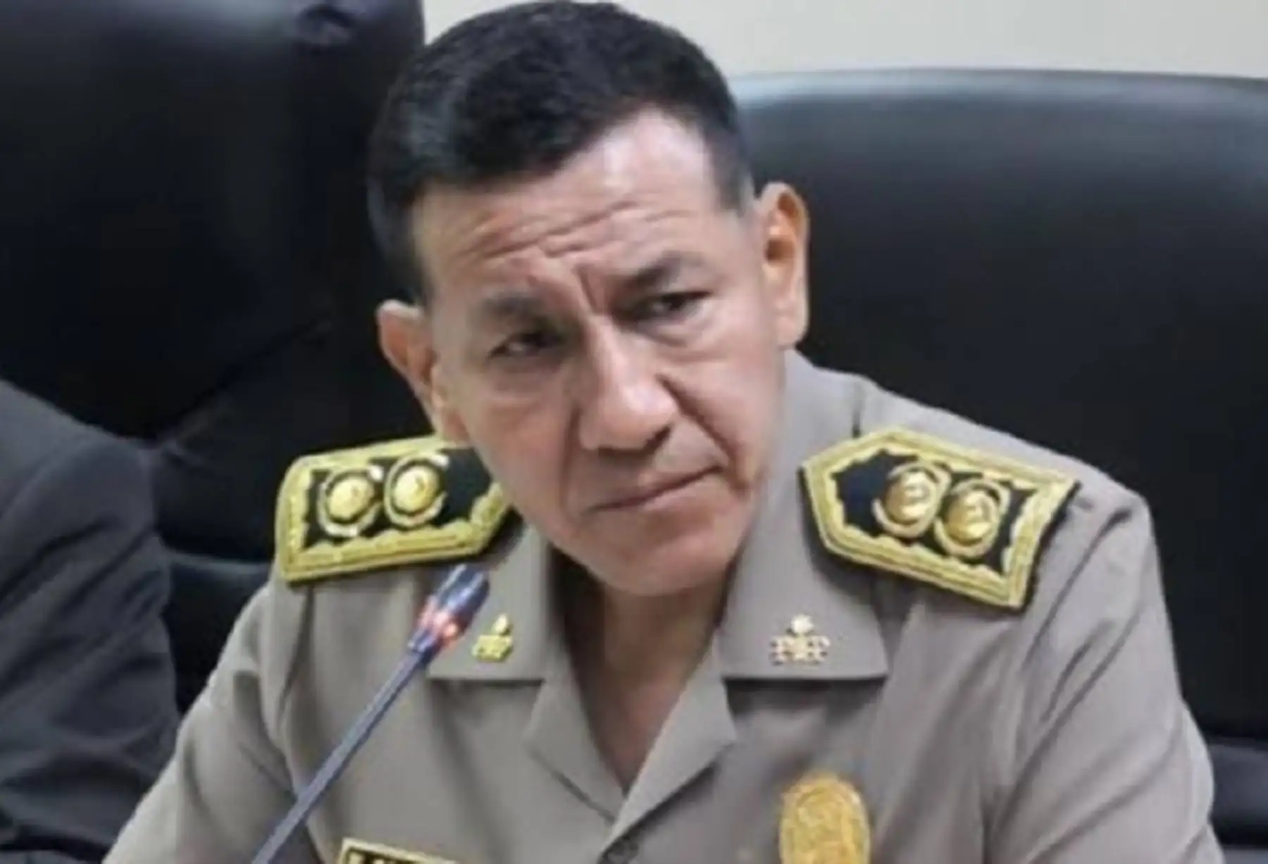 Exjefe de la Segunda Macro Región Policial Lambayeque, general PNP Max Henry García Esquivel, procesado como presunto autor del delito de cohecho pasivo impropio en el ejercicio de la función policial.