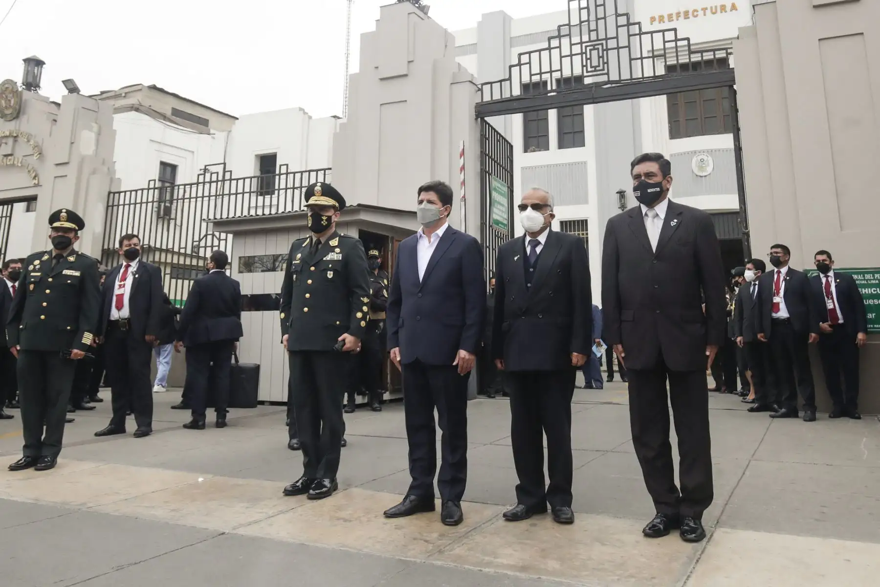 Presidente de la República, Pedro Castillo lidera ceremonia por el Día de los Defensores de la Democracia.
Foto: ANDINA/Prensa Presidencia
