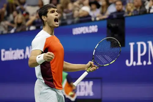 Tenista español Carlos Alcaraz (imagen de archivo). Foto: EFE
