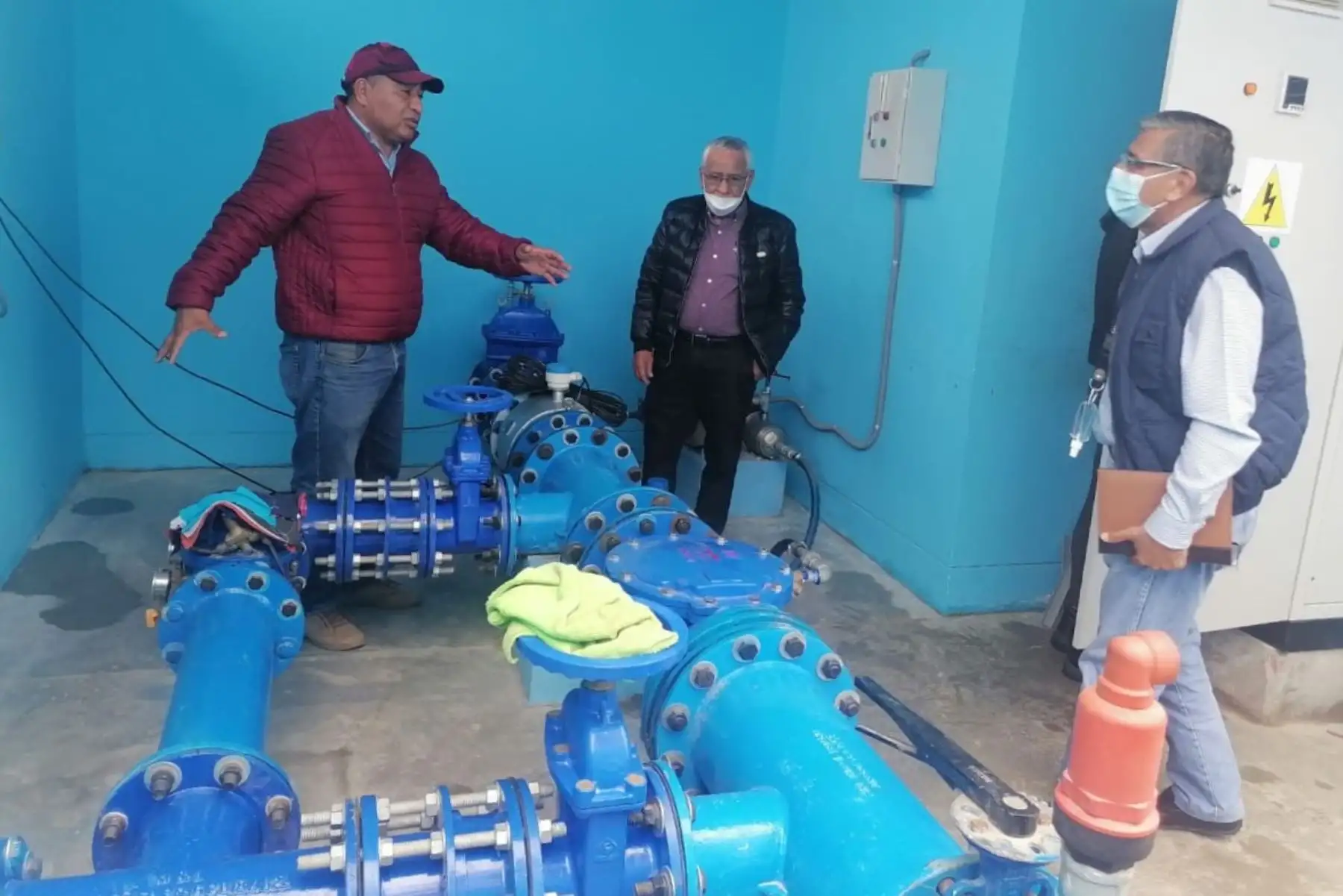 Nueva línea de conducción para llevar agua potable a Pacora. Foto: ANDINA/Difusión