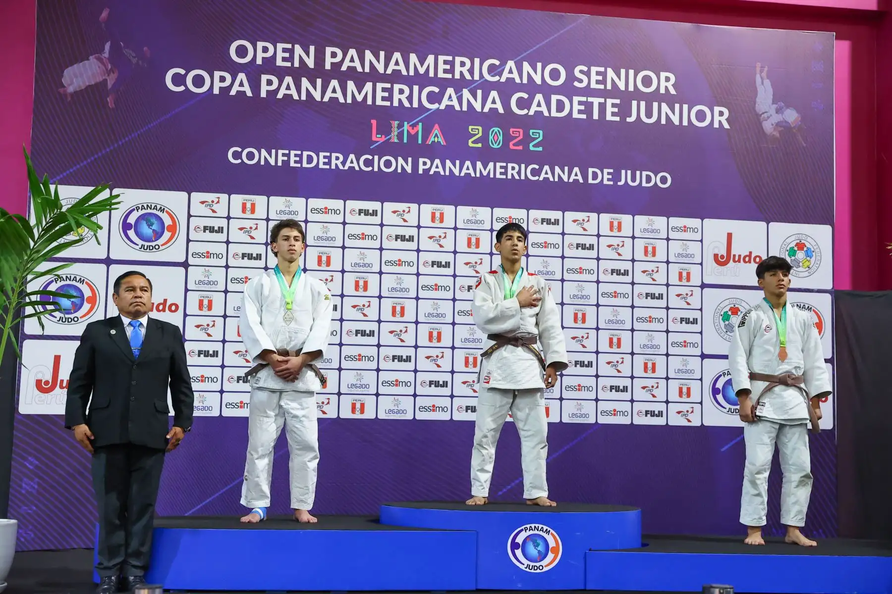 Con la presencia de más de 150 judokas de 15 países. Se inicia la  Copa Panamericana Cadete-Junior y Open Panamericano Lima 2022 que se realiza en el Polideportivo 3 del Centro de Alto Rendimiento de la Videna del distrito de San Luis.
Foto: ANDINA/ Andrés Valle