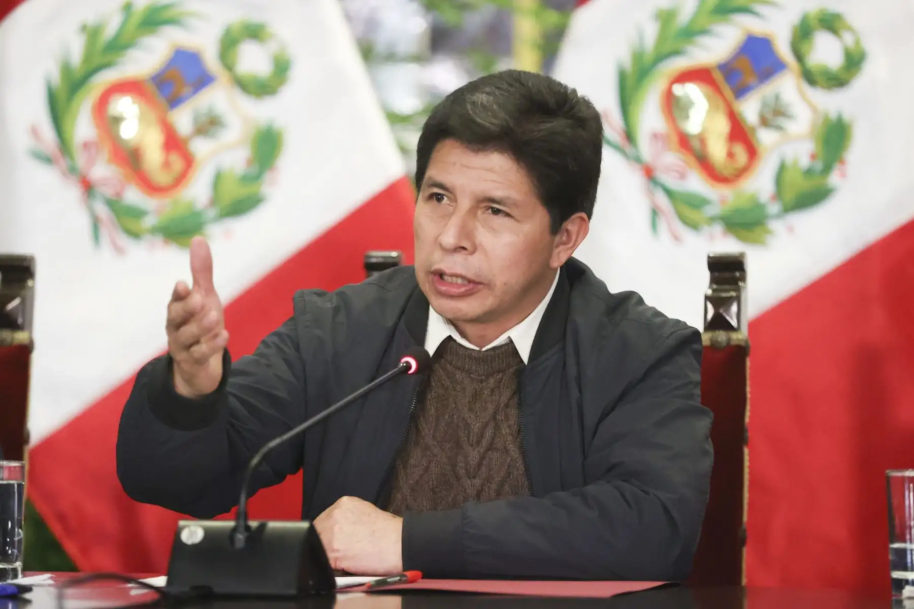 Presidente Castillo sostiene encuentro con la Federación Nacional de Auxiliares de Educación.
Foto: ANDINA/Prensa Presidencia