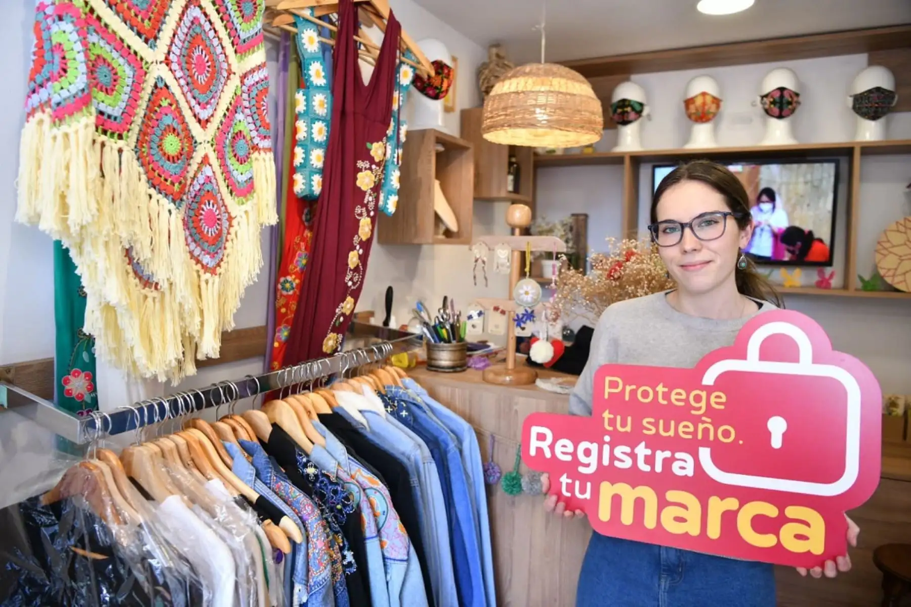 Campaña de Indecopi para impulsar el registro de marca de los emprendedores y mypes peruanas. Foto: Cortesía.