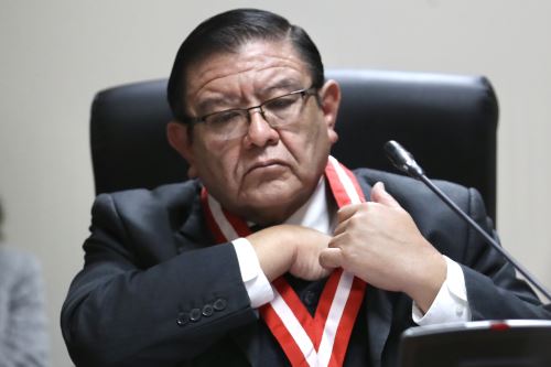 Jorge Luis Salas Arenas, presidente del JNE y miembro de la Corte Suprema. ANDINA/Difusión