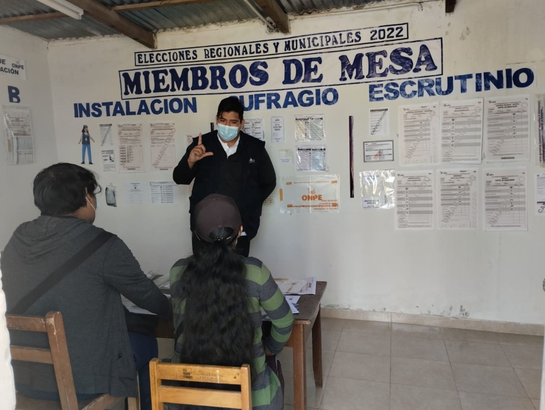 ODPE Tacna inicia este domingo 18 de setiembre las jornadas de capacitación a los más de 5,800 miembros de mesa que participarán en las elecciones regionales y municipales del 2 de octubre. ANDINA/Difusión