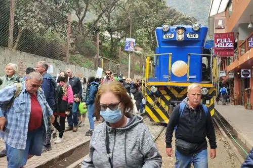 Nuevo puente hacia la estación ferroviaria de Machu Picchu. Foto: ANDINA/Percy Hurtado Santillán.