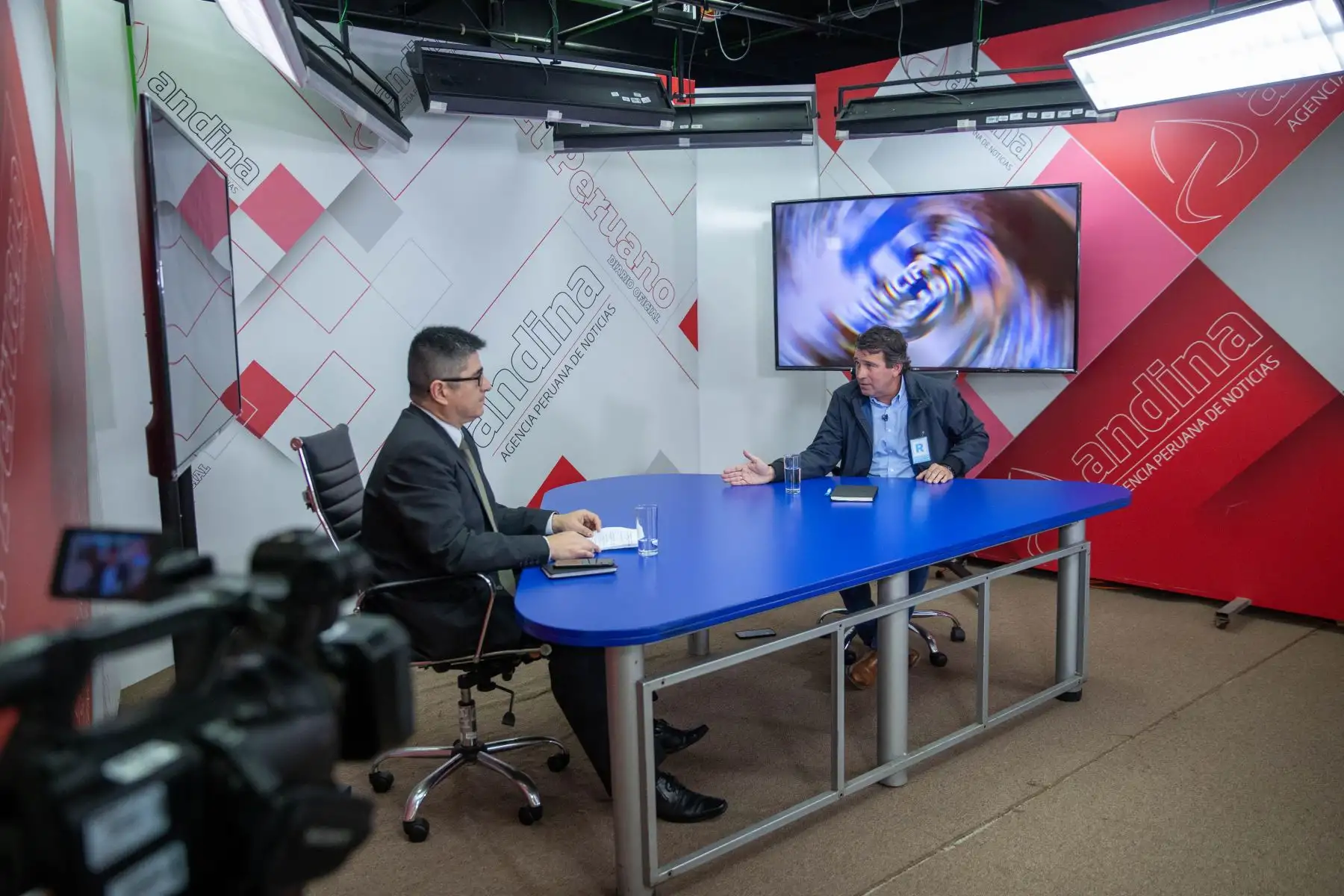 Candidato al Gobierno Regional de Lima por Renovación Popular, Rafael Santos, dio entrevista en el programa ‘Elecciones 2022’ de la Agencia de Noticias Andina. Foto: ANDINA/Carla Patiño