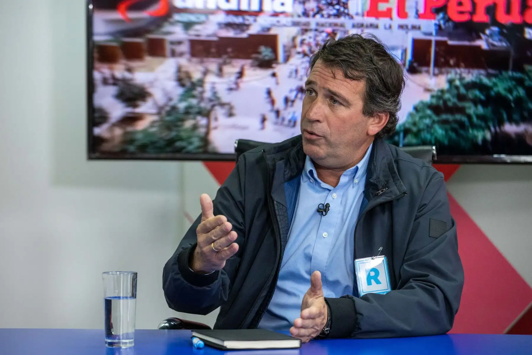 Candidato al Gobierno Regional de Lima por Renovación Popular, Rafael Santos, dio entrevista en el programa ‘Elecciones 2022’ de la Agencia de Noticias Andina. Foto: ANDINA/Carla Patiño