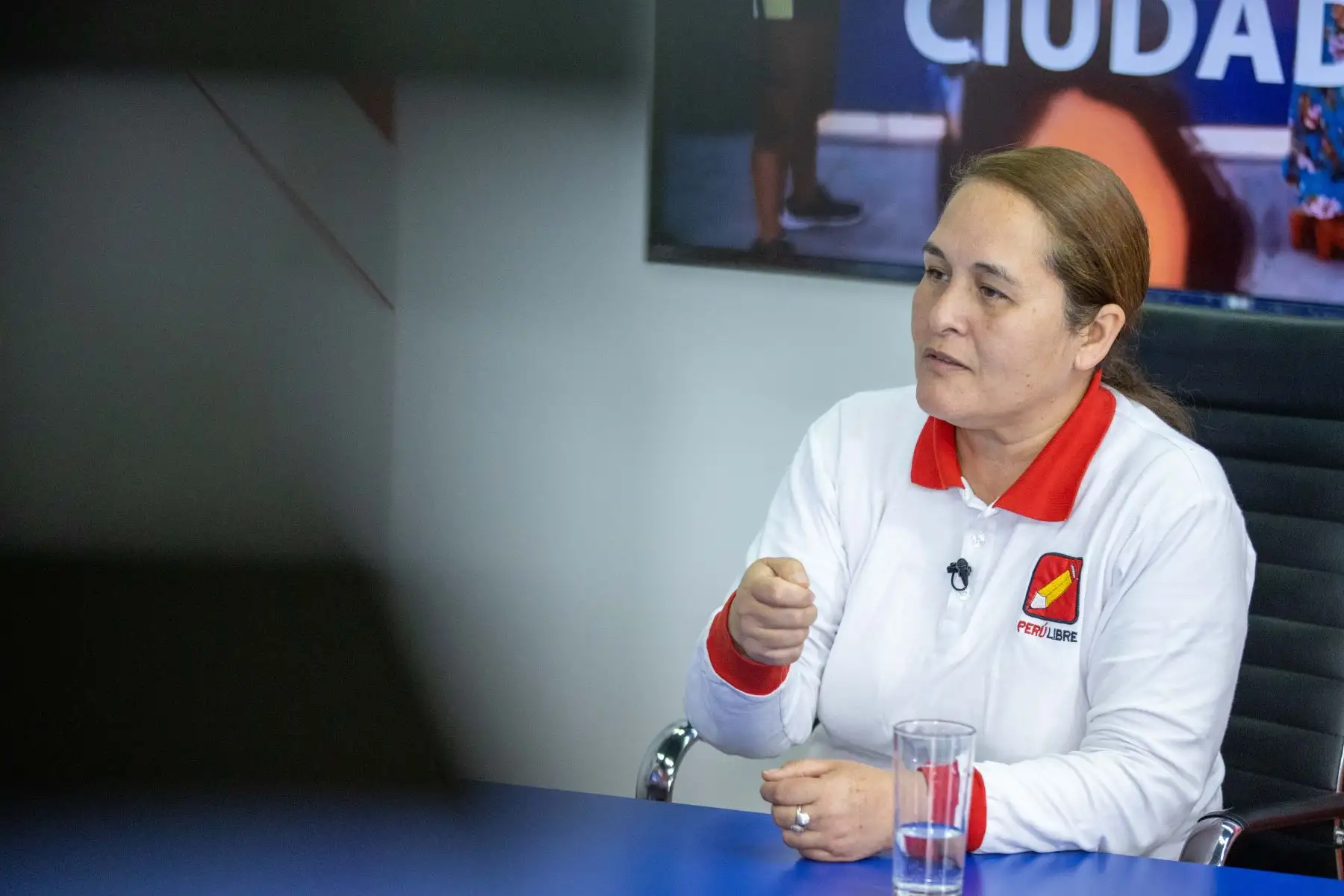 Candidata al Gobierno Regional de Lima por el Partido Perú Libre, Kathy Prado, dio entrevista en el programa ‘Elecciones 2022’ de la Agencia de Noticias Andina. Foto: ANDINA/Carla Patiño