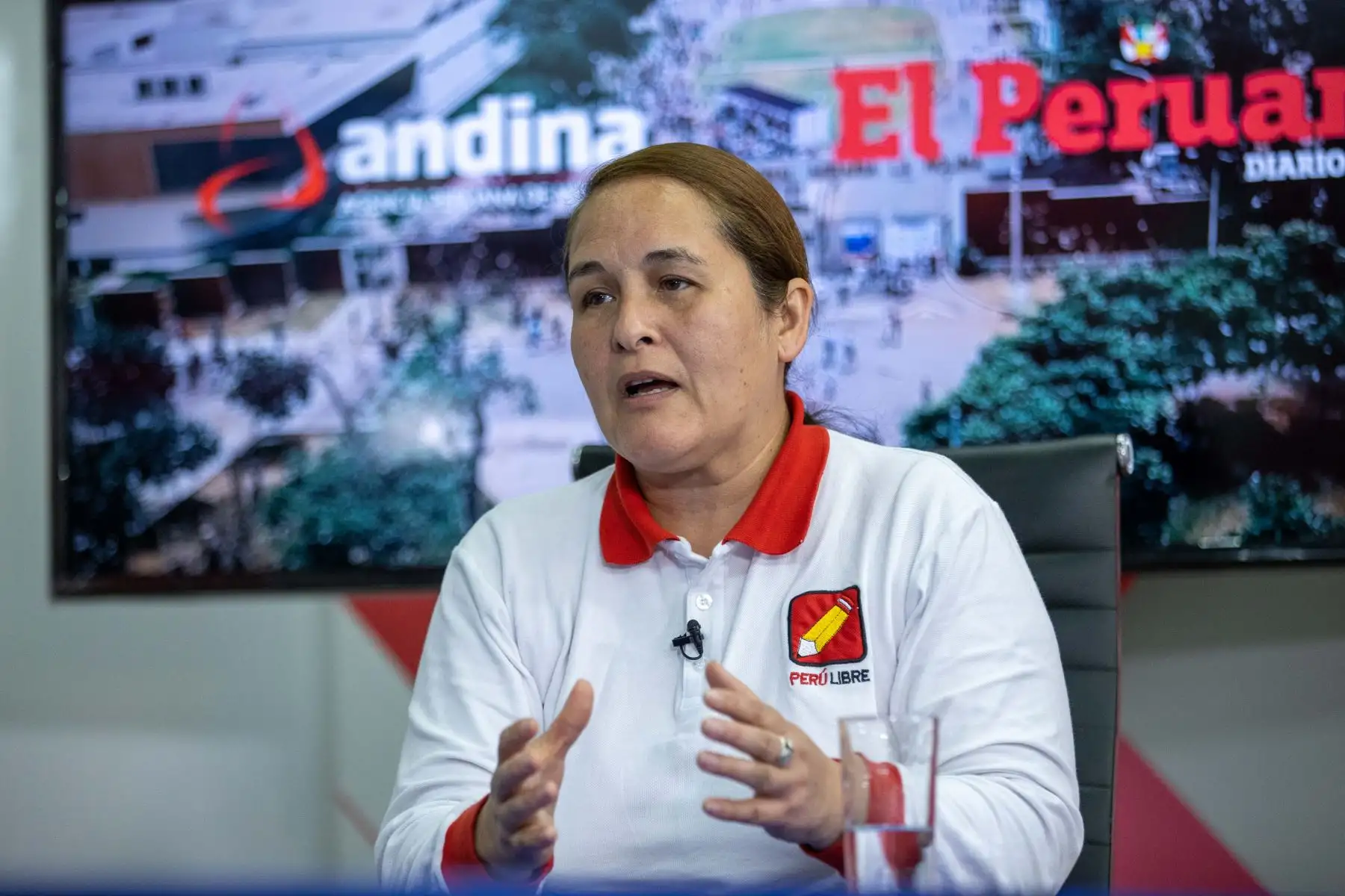 Candidata al Gobierno Regional de Lima por el Partido Perú Libre, Kathy Prado, dio entrevista en el programa ‘Elecciones 2022’ de la Agencia de Noticias Andina. Foto: ANDINA/Carla Patiño