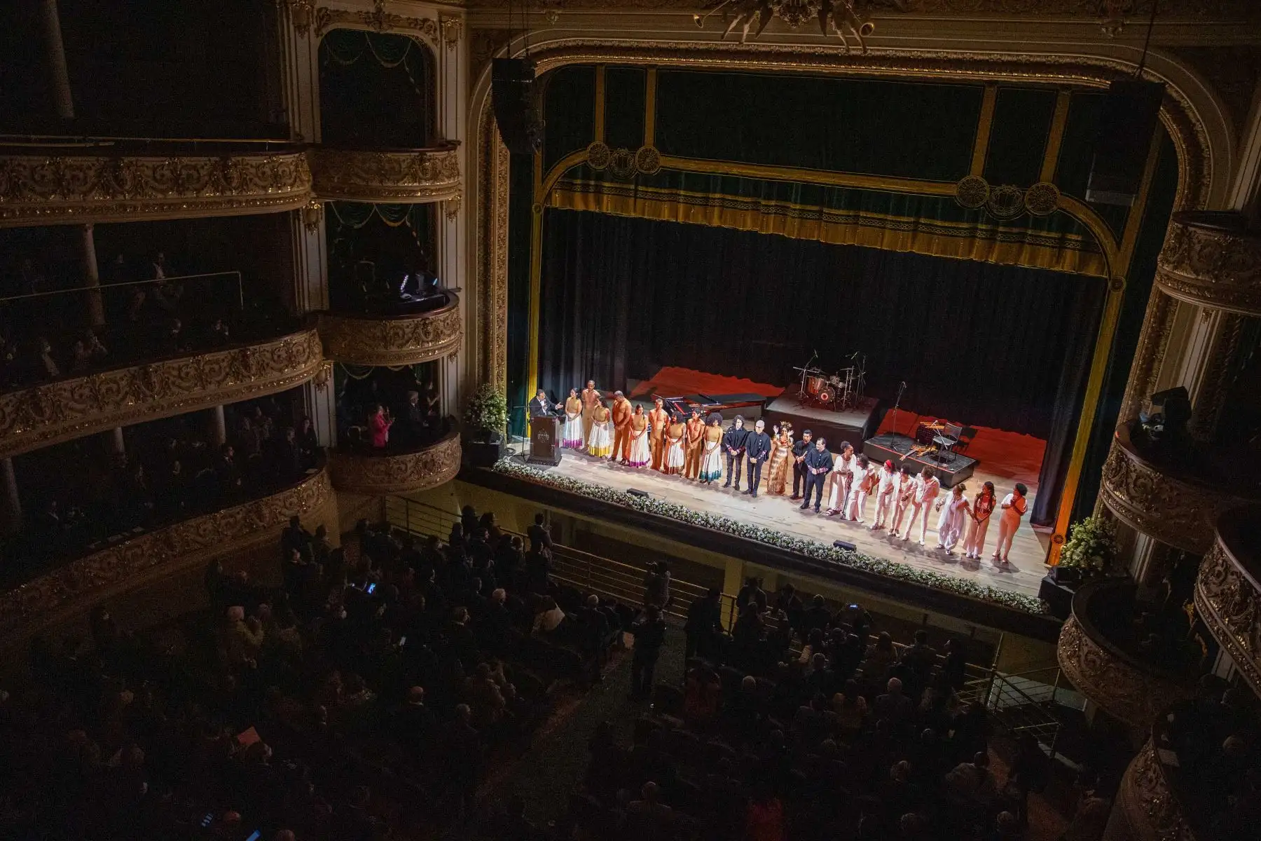 Municipalidad de Lima inauguró remodelado Teatro Municipal Manuel Ascensio Segura ubicado en pleno corazón del casco histórico de Lima. Este recinto albergará eventos culturales con una capacidad de 580 personas. La ceremonia contó con la participación de la soprano Sylvia Falcón. Foto: ANDINA/Carla Patiño