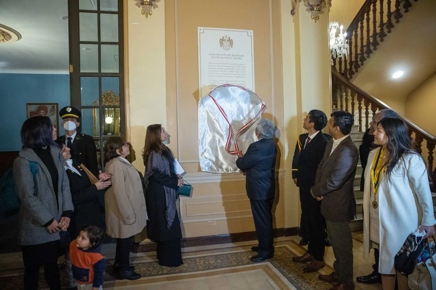 Municipalidad de Lima inauguró remodelado Teatro Municipal Manuel Ascensio Segura ubicado en pleno corazón del casco histórico de Lima. Este recinto albergará eventos culturales con una capacidad de 580 personas. La ceremonia contó con la participación de la soprano Sylvia Falcón y con la presentación de la agrupación Ébano Teatro. Foto: ANDINA/Carla Patiño