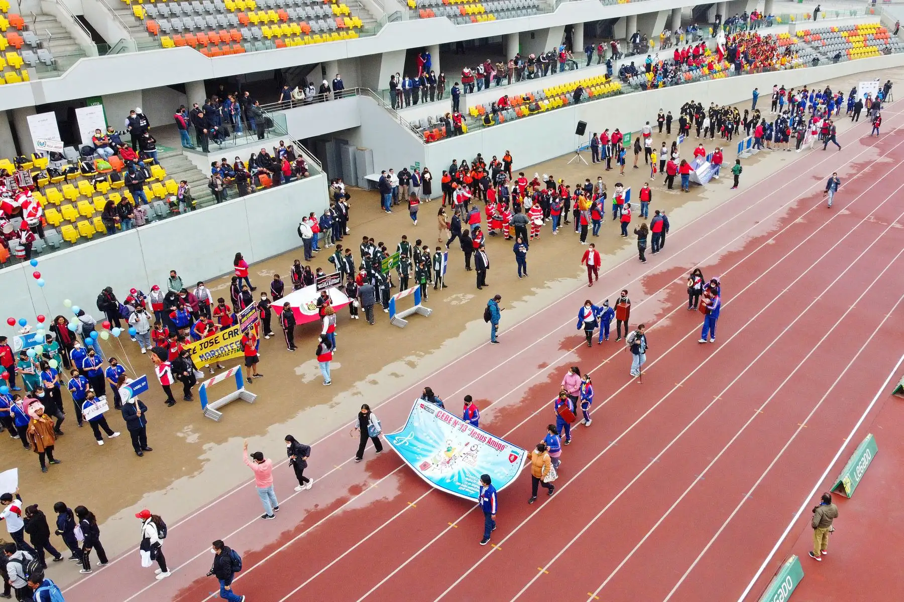 Cincuenta mil estudiantes de 4,000 instituciones educativas iniciaron las competencias de la etapa regional de los Juegos Escolares Deportivos y Paradeportivos, en busca de la clasificación a la etapa macrorregional. Foto: Legado