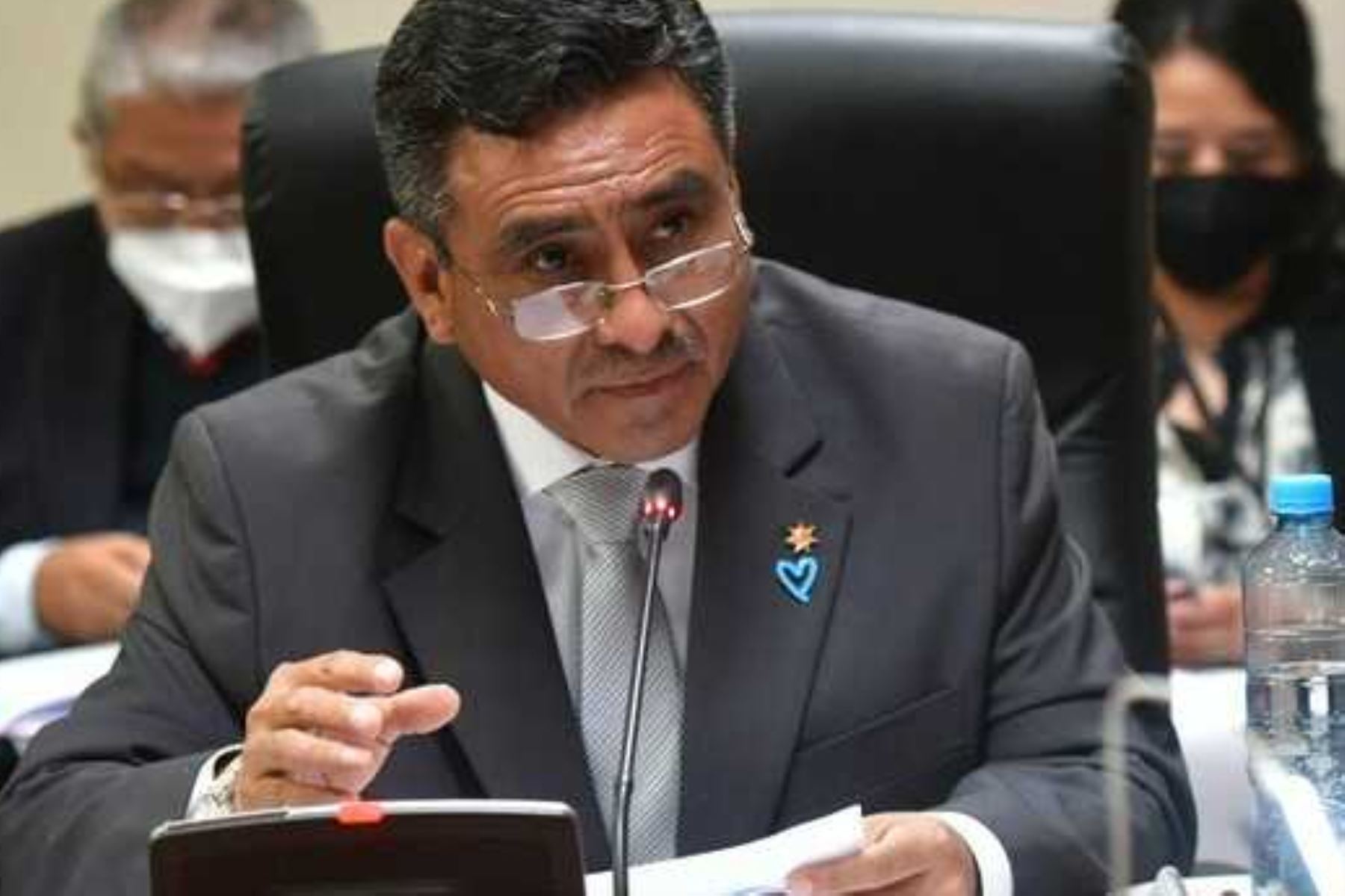 Ministro Willy Huerta sustentó proyecto de presupuesto del sector Interior para el próximo año. Se destinarán S/ 407 millones para salud de la familia policial. Foto: difusión.