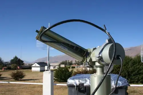 El fotómetro solar fue instalado como parte de una cooperación el programa Aeronet de la NASA. Foto: IGP