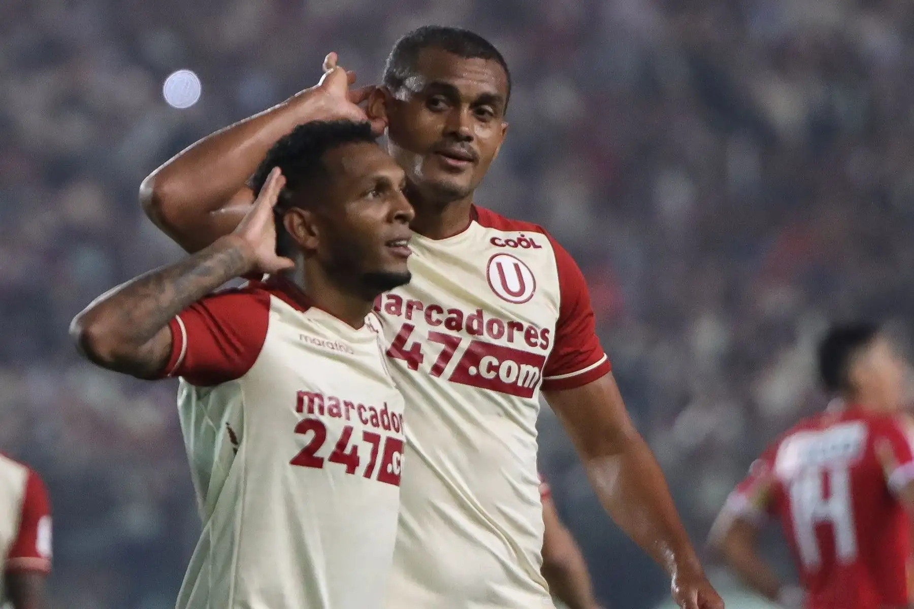 Universitario de Deportes continúo con su racha de triunfos y jugando un buen partido se impuso por 2-0 al Atlético Grau de Piura, en un encuentro disputado en el Estadio Monumental de Ate, por la fecha 12 del Torneo Clausura de la Liga 1. Foto: Difusión