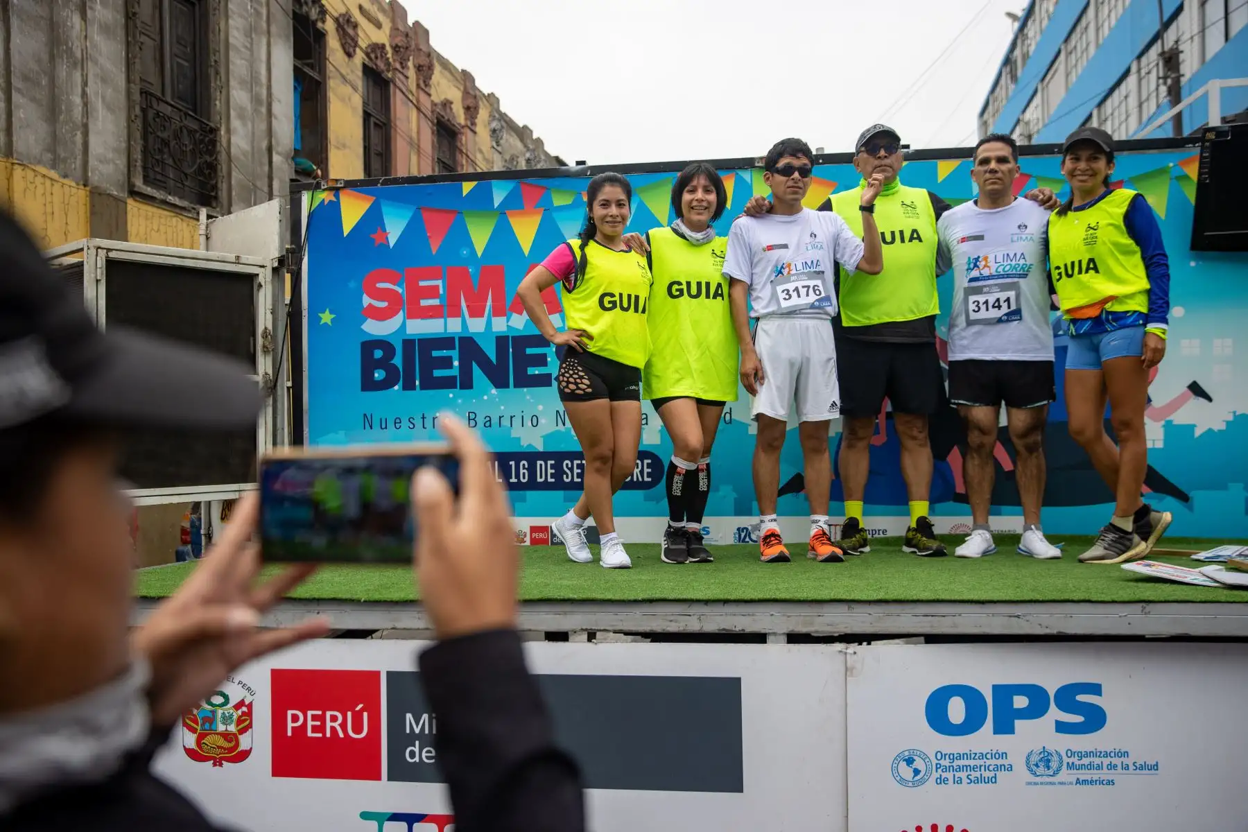 Por el Día Mundial del Donante de Médula Ósea, la Municipalidad de Lima organizó la carrera Lima Corre 6K "Por la Donación de Médula Ósea”. Una carrera con un circuito que recorre por las principales calles de Barrios Altos – Cercado de Lima. Foto: ANDINA/Carla Patiño